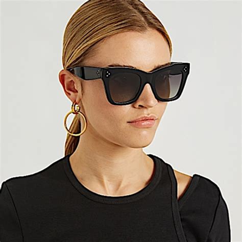 celine sunglass hut|celine 50mm polarized square sunglasses.